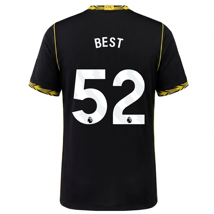 Danxen Uomo Maglia Kian Best #52 Giallo Nero Kit Gara Away 2026/27 Maglietta