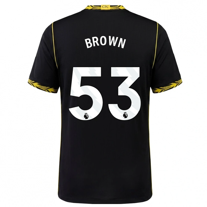 Danxen Uomo Maglia Lola Brown #53 Giallo Nero Kit Gara Away 2026/27 Maglietta