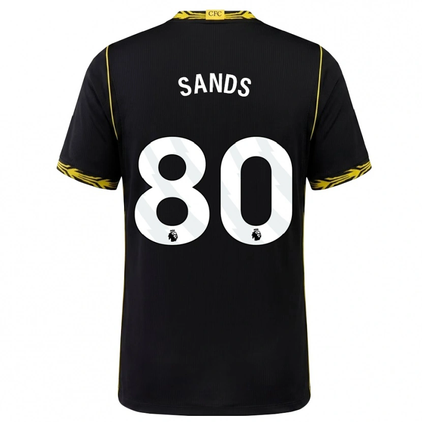Danxen Uomo Maglia Hudson Sands #80 Giallo Nero Kit Gara Away 2026/27 Maglietta