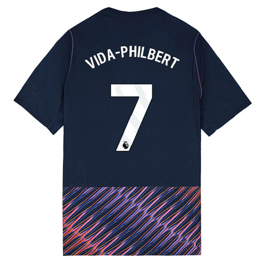 Danxen Uomo Maglia Joel Philbert #7 Blu Reale Bianco Kit Gara Away 2026/27 Maglietta