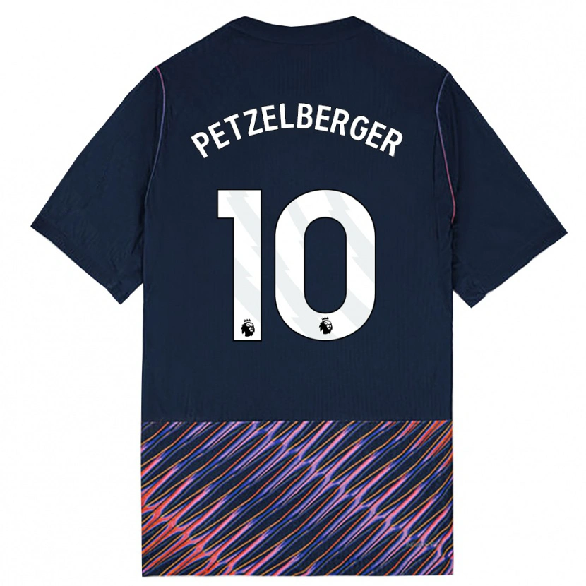 Danxen Uomo Maglia Ramona Petzelberger #10 Blu Reale Bianco Kit Gara Away 2026/27 Maglietta