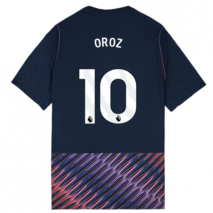 Danxen Uomo Maglia Maite Oroz #10 Blu Reale Bianco Kit Gara Away 2026/27 Maglietta