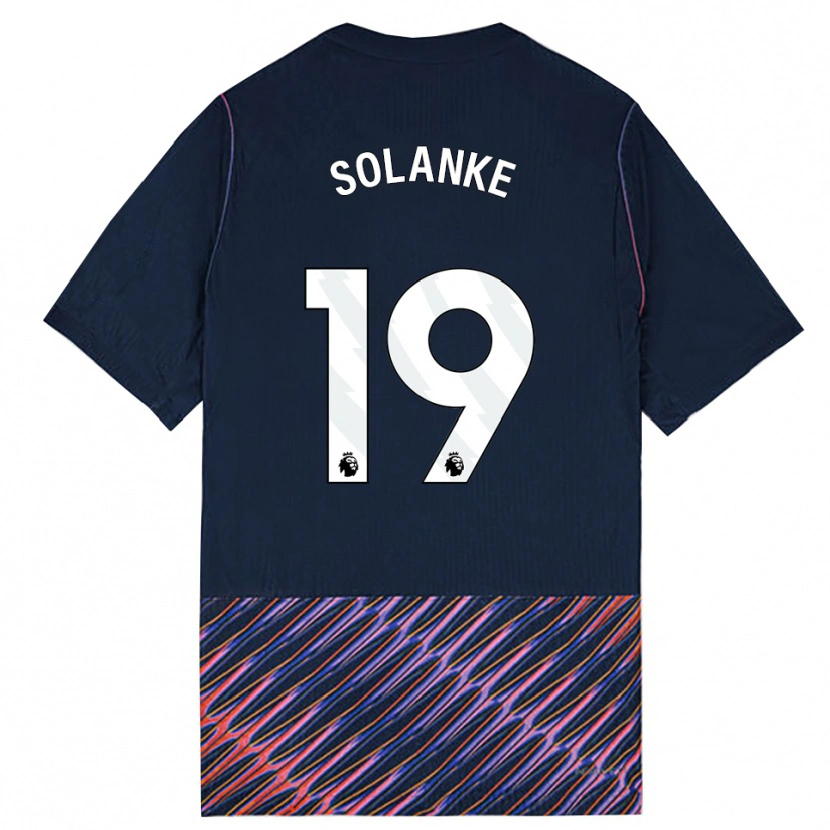 Danxen Uomo Maglia Dominic Solanke #19 Blu Reale Bianco Kit Gara Away 2026/27 Maglietta