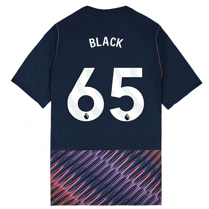Danxen Uomo Maglia Leo Black #65 Blu Reale Bianco Kit Gara Away 2026/27 Maglietta