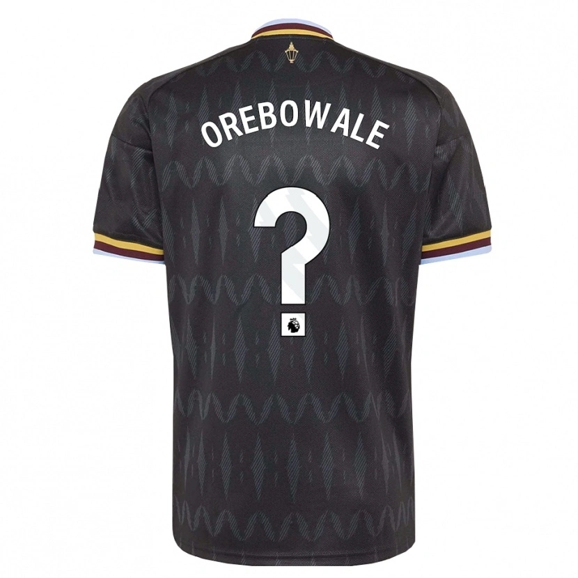 Danxen Uomo Maglia Erin Orebowale #0 Blu Fiordaliso Nero Giallo Kit Gara Away 2026/27 Maglietta