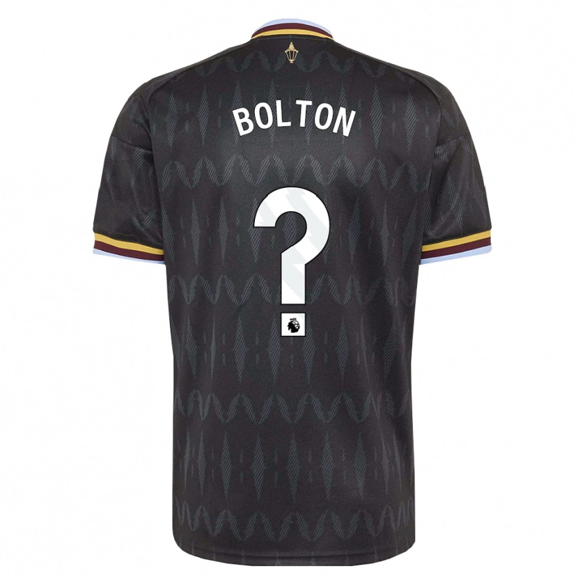 Danxen Uomo Maglia Jaylen Bolton #0 Blu Fiordaliso Nero Giallo Kit Gara Away 2026/27 Maglietta