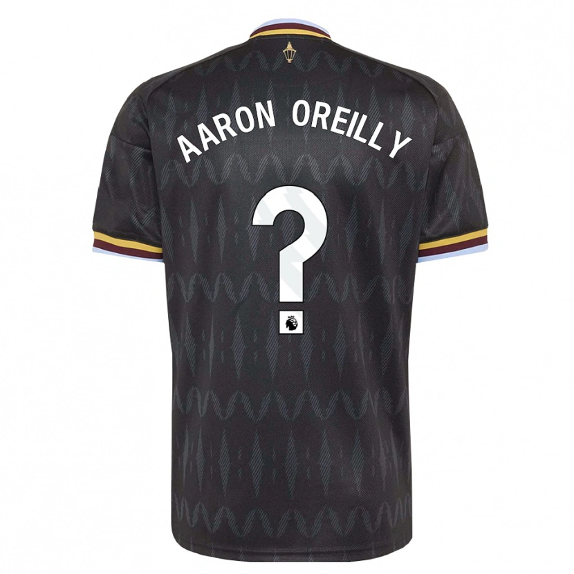 Danxen Uomo Maglia Aaron Oreilly #0 Blu Fiordaliso Nero Giallo Kit Gara Away 2026/27 Maglietta