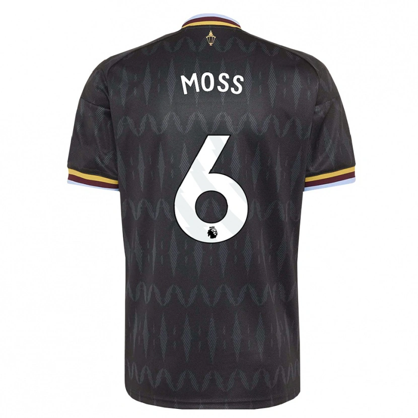 Danxen Uomo Maglia Lennon Moss #6 Blu Fiordaliso Nero Giallo Kit Gara Away 2026/27 Maglietta