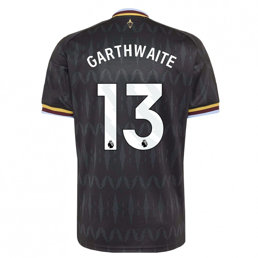 Danxen Uomo Maglia Jayden Garthwaite #13 Blu Fiordaliso Nero Giallo Kit Gara Away 2026/27 Maglietta