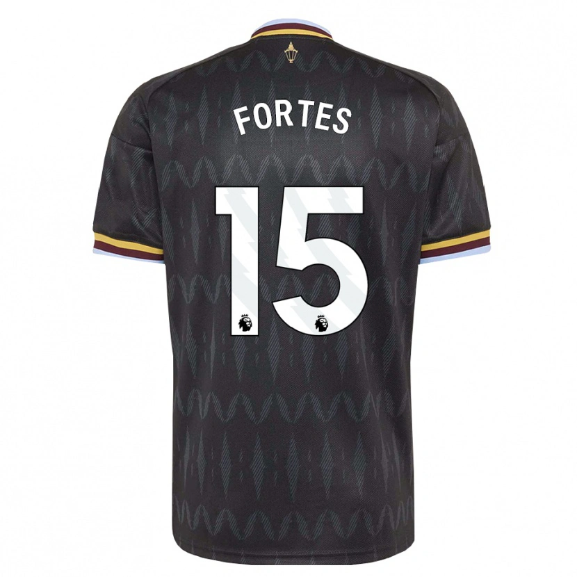 Danxen Uomo Maglia Rodrigo Fortes #15 Blu Fiordaliso Nero Giallo Kit Gara Away 2026/27 Maglietta