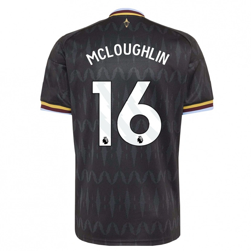 Danxen Uomo Maglia Olivia Mcloughlin #16 Blu Fiordaliso Nero Giallo Kit Gara Away 2026/27 Maglietta
