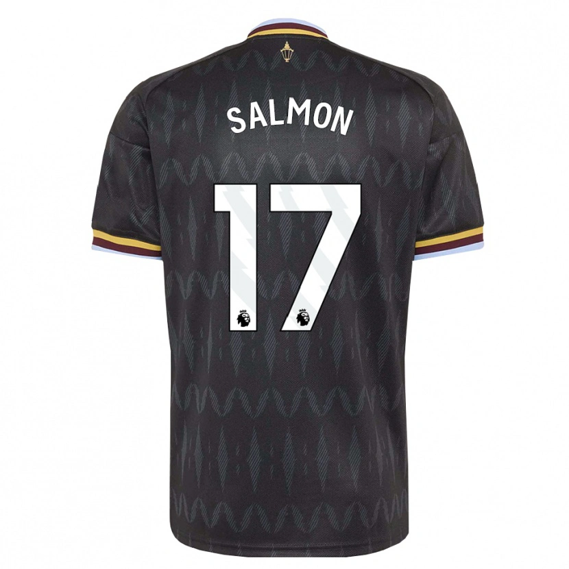 Danxen Uomo Maglia Ebony Salmon #17 Blu Fiordaliso Nero Giallo Kit Gara Away 2026/27 Maglietta