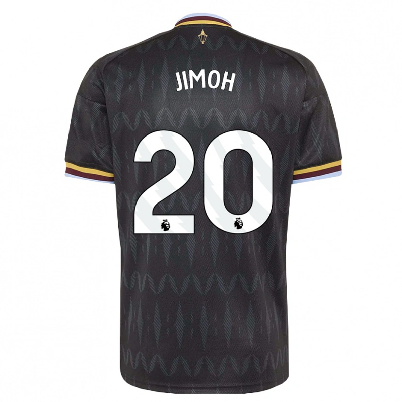 Danxen Uomo Maglia Jamaldeen Jimoh-Aloba #20 Blu Fiordaliso Nero Giallo Kit Gara Away 2026/27 Maglietta