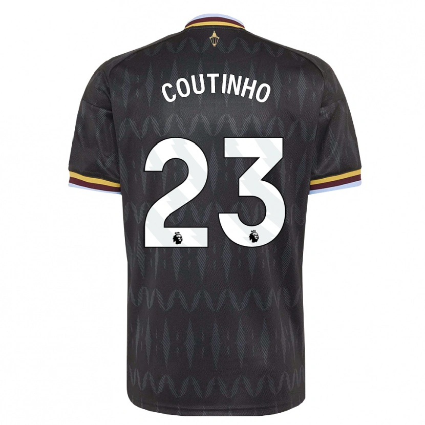 Danxen Uomo Maglia Philippe Coutinho #23 Blu Fiordaliso Nero Giallo Kit Gara Away 2026/27 Maglietta