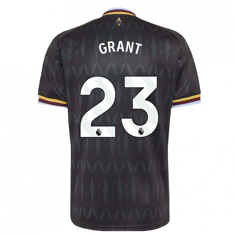 Danxen Uomo Maglia Chasity Grant #23 Blu Fiordaliso Nero Giallo Kit Gara Away 2026/27 Maglietta