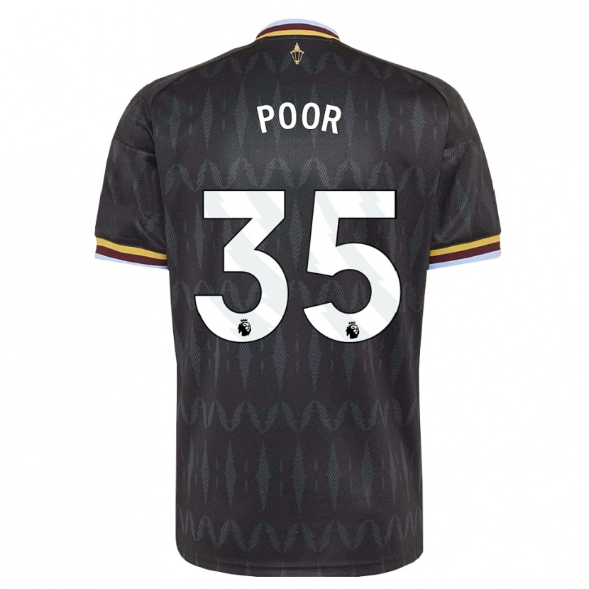 Danxen Uomo Maglia Sophia Poor #35 Blu Fiordaliso Nero Giallo Kit Gara Away 2026/27 Maglietta