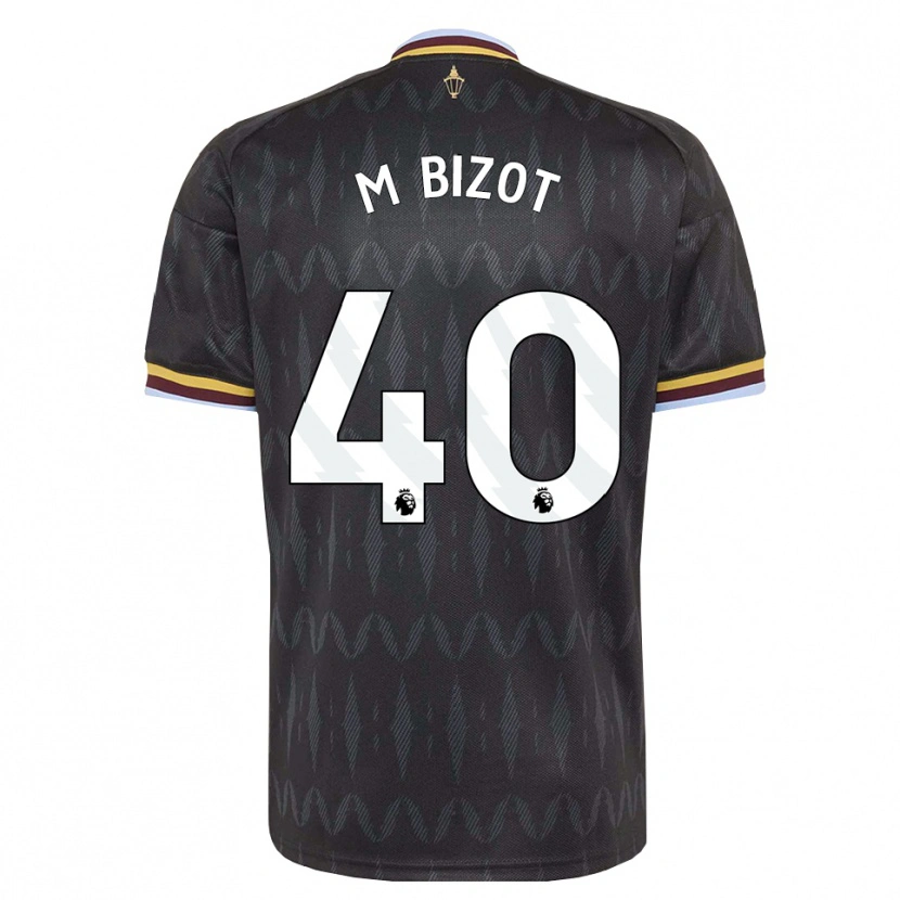 Danxen Uomo Maglia Marco Bizot #40 Blu Fiordaliso Nero Giallo Kit Gara Away 2026/27 Maglietta