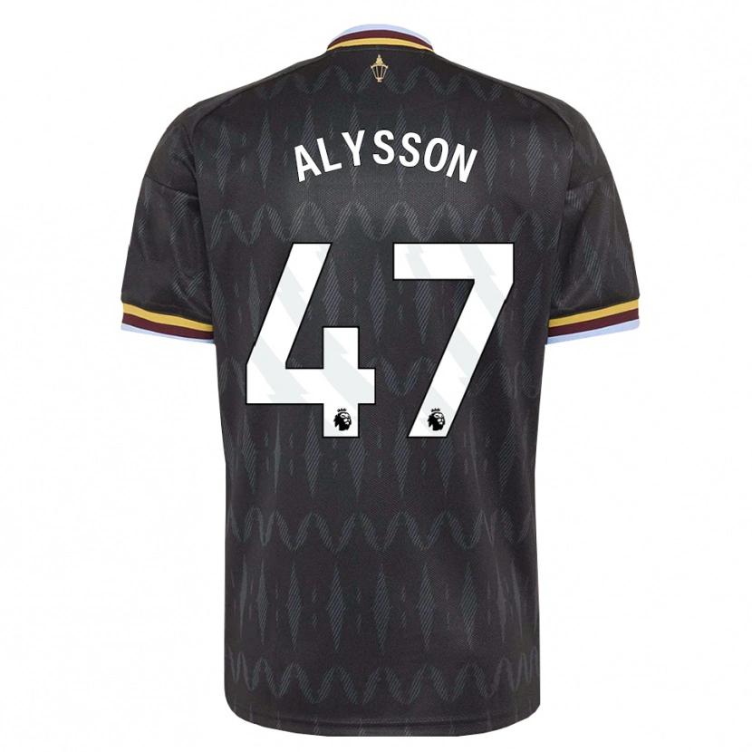 Danxen Uomo Maglia Alysson Edward Franco Da Rocha #47 Blu Fiordaliso Nero Giallo Kit Gara Away 2026/27 Maglietta