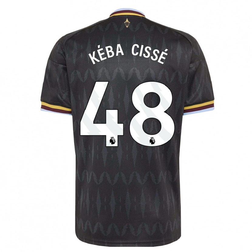 Danxen Uomo Maglia Modou Kéba Cissé #48 Blu Fiordaliso Nero Giallo Kit Gara Away 2026/27 Maglietta
