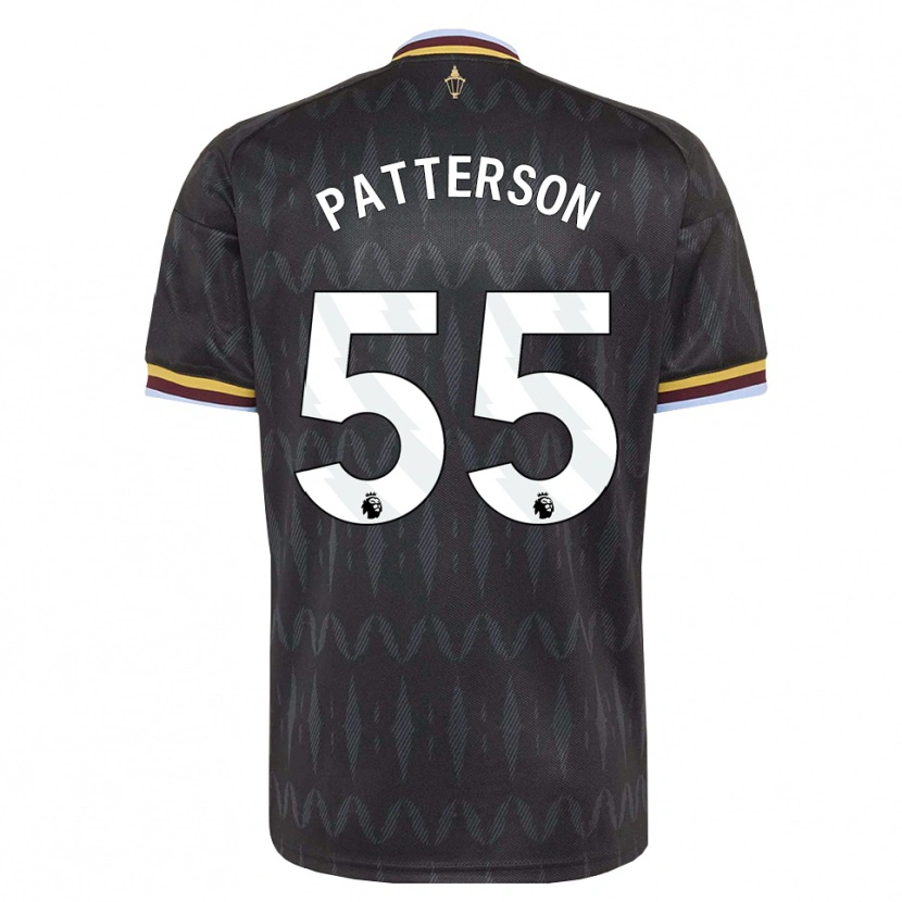 Danxen Uomo Maglia Travis Patterson #55 Blu Fiordaliso Nero Giallo Kit Gara Away 2026/27 Maglietta