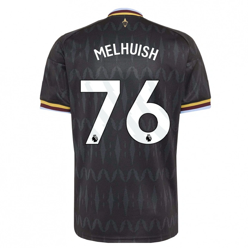 Danxen Uomo Maglia Lennon Melhuish #76 Blu Fiordaliso Nero Giallo Kit Gara Away 2026/27 Maglietta