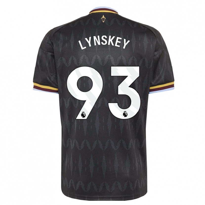 Danxen Uomo Maglia Alfie Lynskey #93 Blu Fiordaliso Nero Giallo Kit Gara Away 2026/27 Maglietta