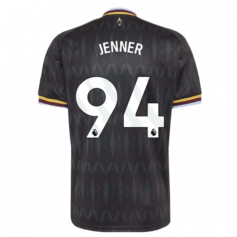 Danxen Uomo Maglia Max Jenner #94 Blu Fiordaliso Nero Giallo Kit Gara Away 2026/27 Maglietta
