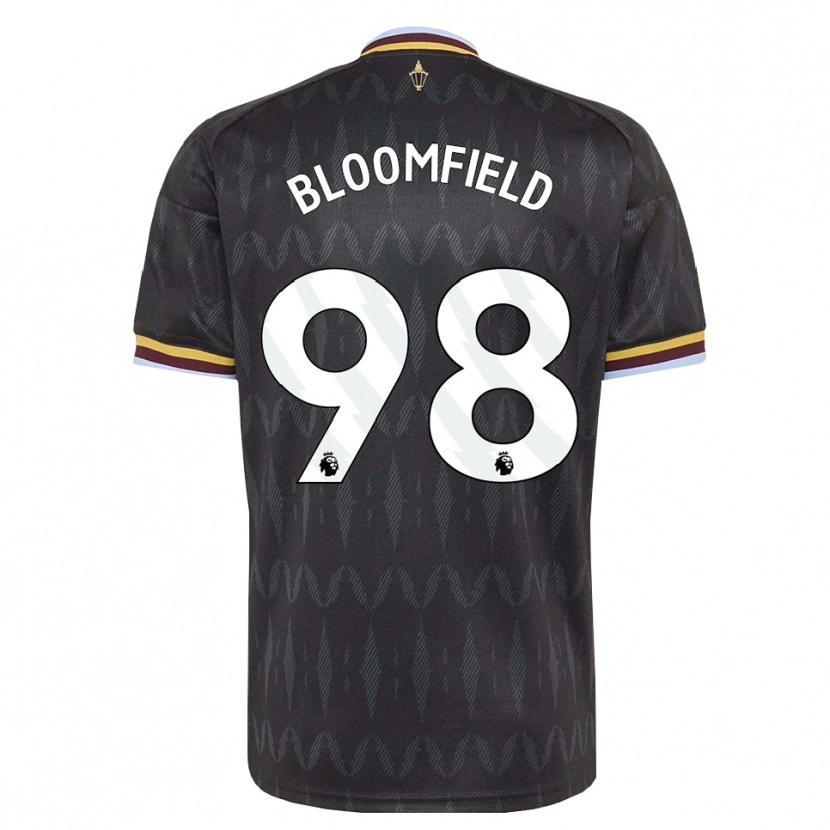Danxen Uomo Maglia Teddie Bloomfield #98 Blu Fiordaliso Nero Giallo Kit Gara Away 2026/27 Maglietta
