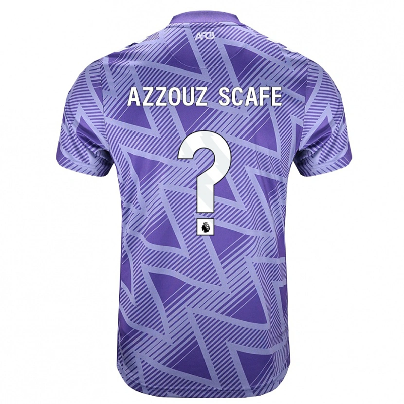 Danxen Uomo Maglia Jaheim Azzouz Scafe #0 Rossa Velo Pallido Bianco Kit Gara Away 2026/27 Maglietta