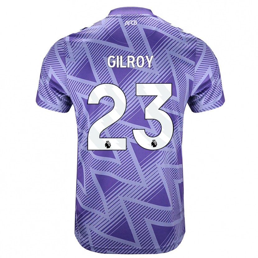 Danxen Uomo Maglia Chloe Gilroy #23 Rossa Velo Pallido Bianco Kit Gara Away 2026/27 Maglietta