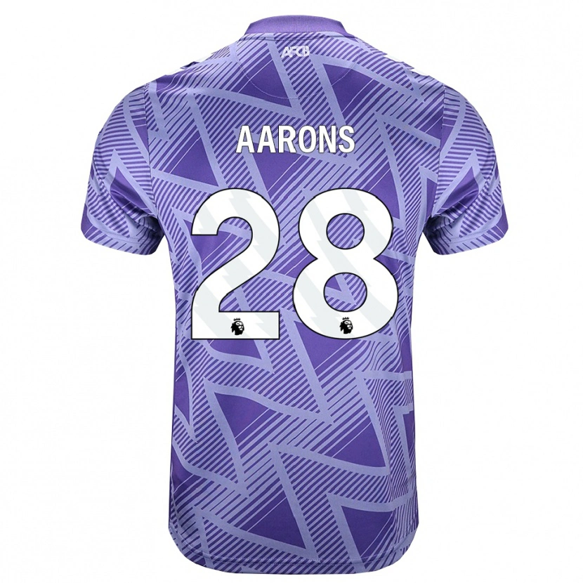 Danxen Uomo Maglia Max Aarons #28 Rossa Velo Pallido Bianco Kit Gara Away 2026/27 Maglietta