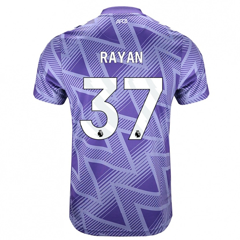 Danxen Uomo Maglia Rayan Vitor Simplício Rocha #37 Rossa Velo Pallido Bianco Kit Gara Away 2026/27 Maglietta