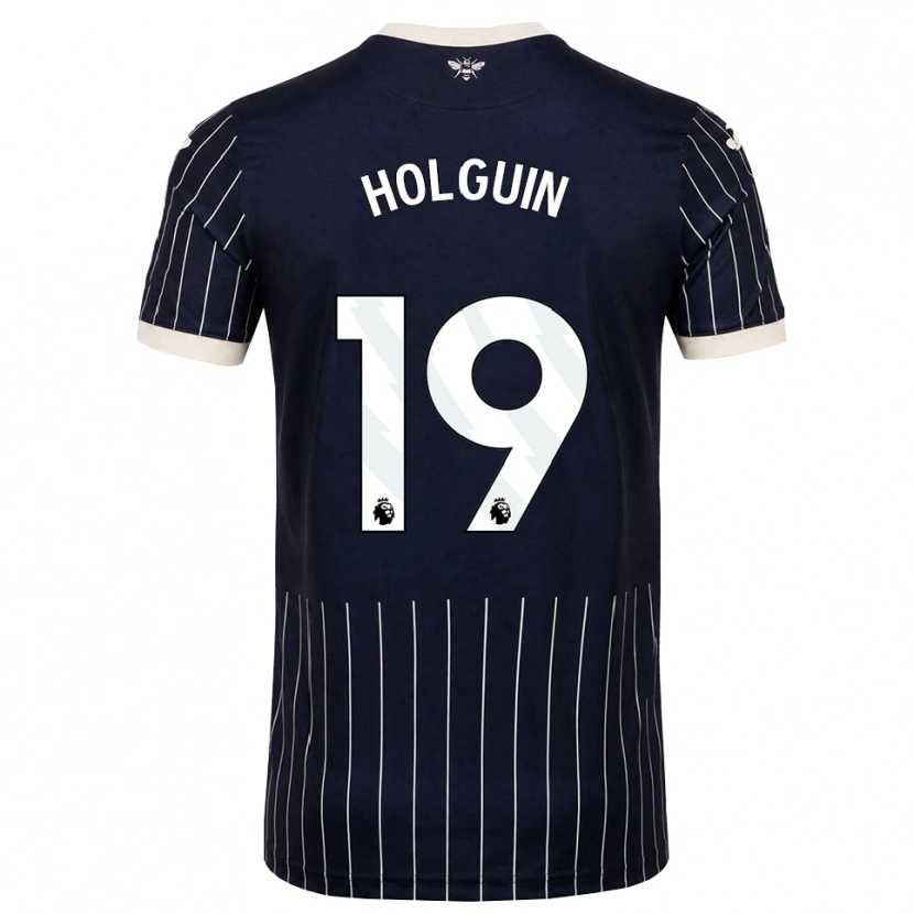 Danxen Uomo Maglia Paula Holguin #19 Bianco Nero Kit Gara Away 2026/27 Maglietta