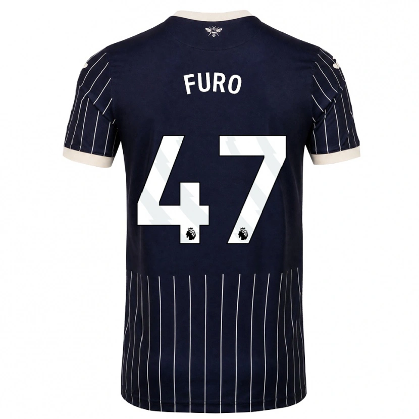 Danxen Uomo Maglia Kaye Furo #47 Bianco Nero Kit Gara Away 2026/27 Maglietta