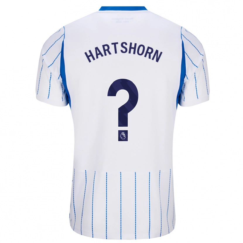 Danxen Uomo Maglia Louie Hartshorn #0 Blu Dodger Bianco Kit Gara Away 2026/27 Maglietta