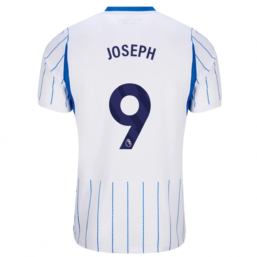 Danxen Uomo Maglia Valentin Joseph #9 Blu Dodger Bianco Kit Gara Away 2026/27 Maglietta
