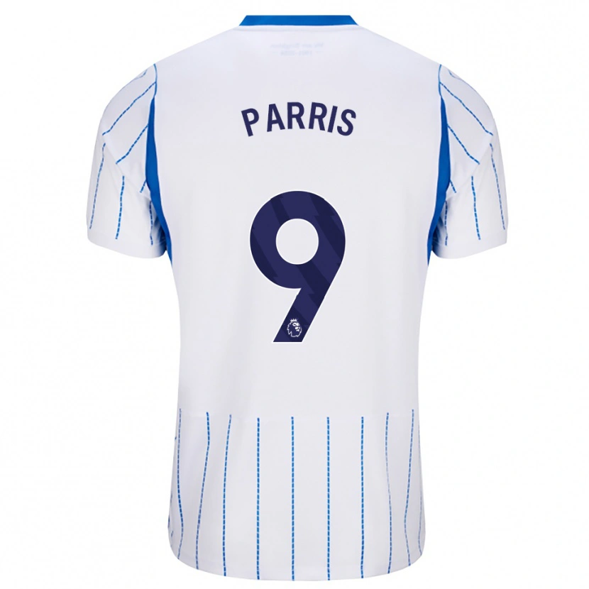 Danxen Uomo Maglia Nikita Parris #9 Blu Dodger Bianco Kit Gara Away 2026/27 Maglietta