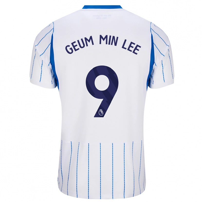 Danxen Uomo Maglia Lee Geum-Min #9 Blu Dodger Bianco Kit Gara Away 2026/27 Maglietta