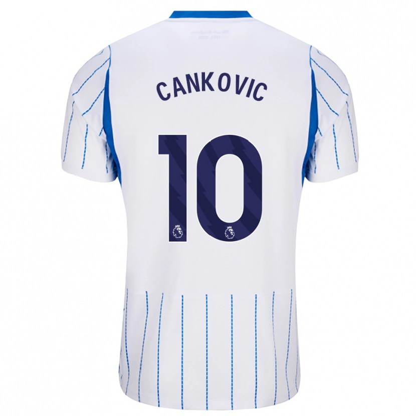 Danxen Uomo Maglia Jelena Čanković #10 Blu Dodger Bianco Kit Gara Away 2026/27 Maglietta