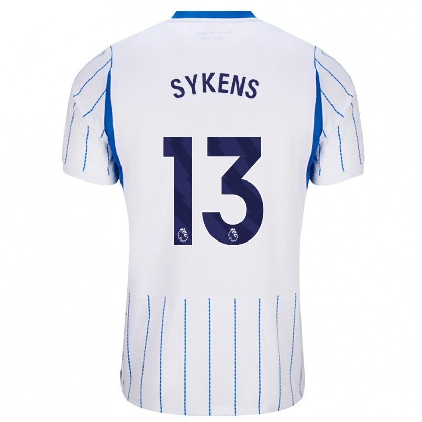 Danxen Uomo Maglia Rory Sykens #13 Blu Dodger Bianco Kit Gara Away 2026/27 Maglietta