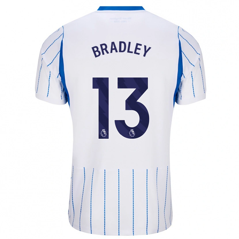 Danxen Uomo Maglia Cash Bradley #13 Blu Dodger Bianco Kit Gara Away 2026/27 Maglietta