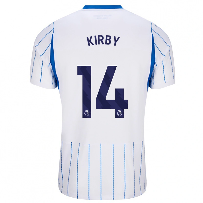 Danxen Uomo Maglia Fran Kirby #14 Blu Dodger Bianco Kit Gara Away 2026/27 Maglietta