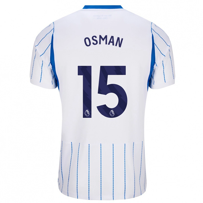 Danxen Uomo Maglia Ibrahim Osman #15 Blu Dodger Bianco Kit Gara Away 2026/27 Maglietta