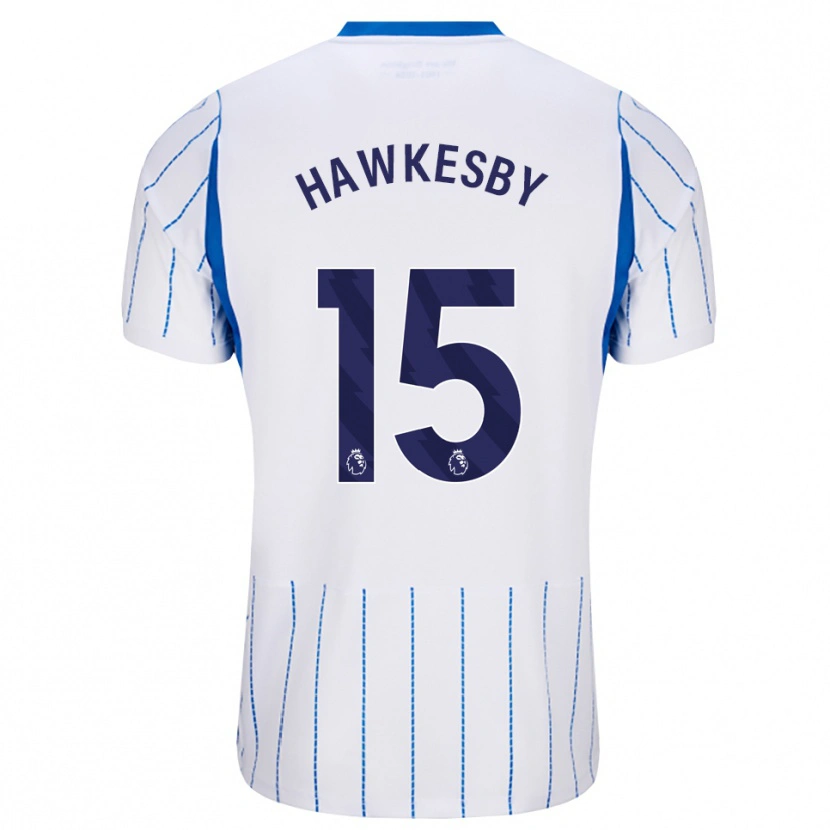 Danxen Uomo Maglia Mackenzie Hawkesby #15 Blu Dodger Bianco Kit Gara Away 2026/27 Maglietta