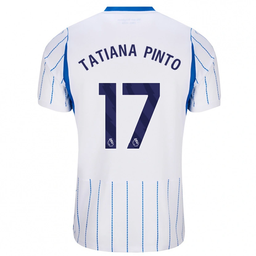 Danxen Uomo Maglia Tatiana Vanessa Ferreira Pinto #17 Blu Dodger Bianco Kit Gara Away 2026/27 Maglietta