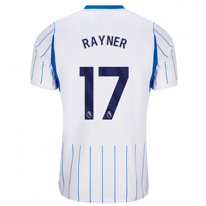 Danxen Uomo Maglia Bex Rayner #17 Blu Dodger Bianco Kit Gara Away 2026/27 Maglietta