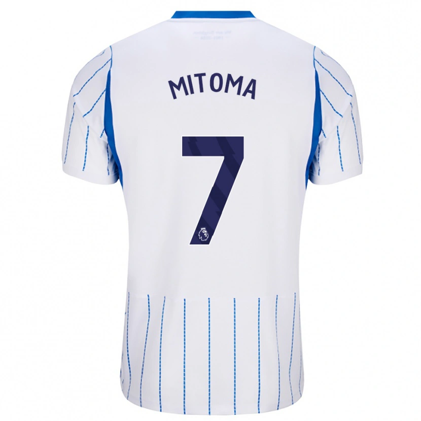 Danxen Uomo Maglia Kaoru Mitoma #7 Blu Dodger Bianco Kit Gara Away 2026/27 Maglietta