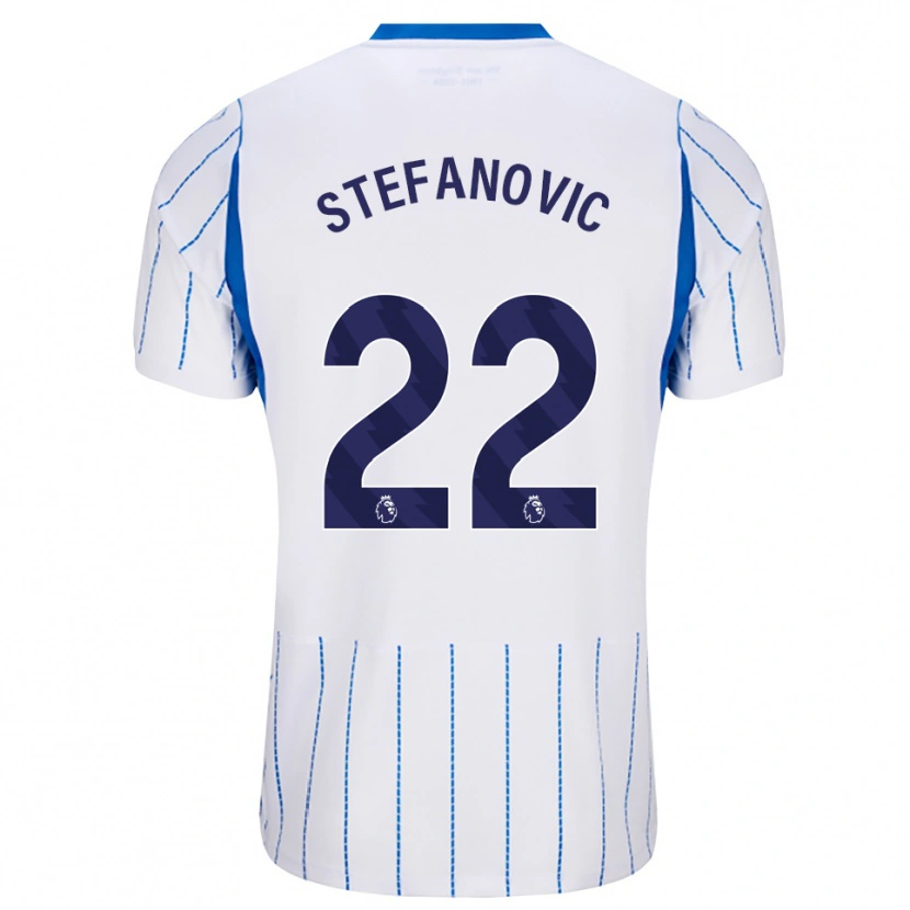 Danxen Uomo Maglia Dejana Stefanović #22 Blu Dodger Bianco Kit Gara Away 2026/27 Maglietta