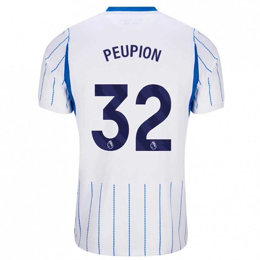 Danxen Uomo Maglia Cameron Peupion #32 Blu Dodger Bianco Kit Gara Away 2026/27 Maglietta