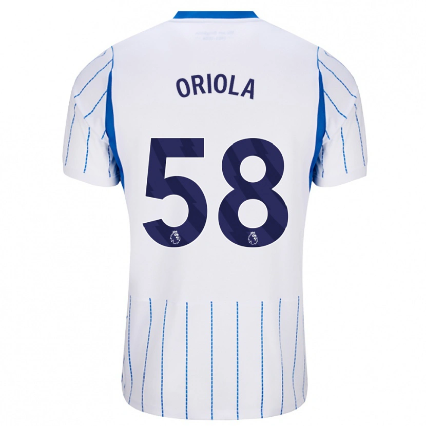 Danxen Uomo Maglia Nehemiah Oriola #58 Blu Dodger Bianco Kit Gara Away 2026/27 Maglietta